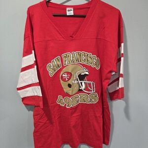 Vintage 1990s Trench NFL San Francisco 49ers XL Made In The USA Shirt